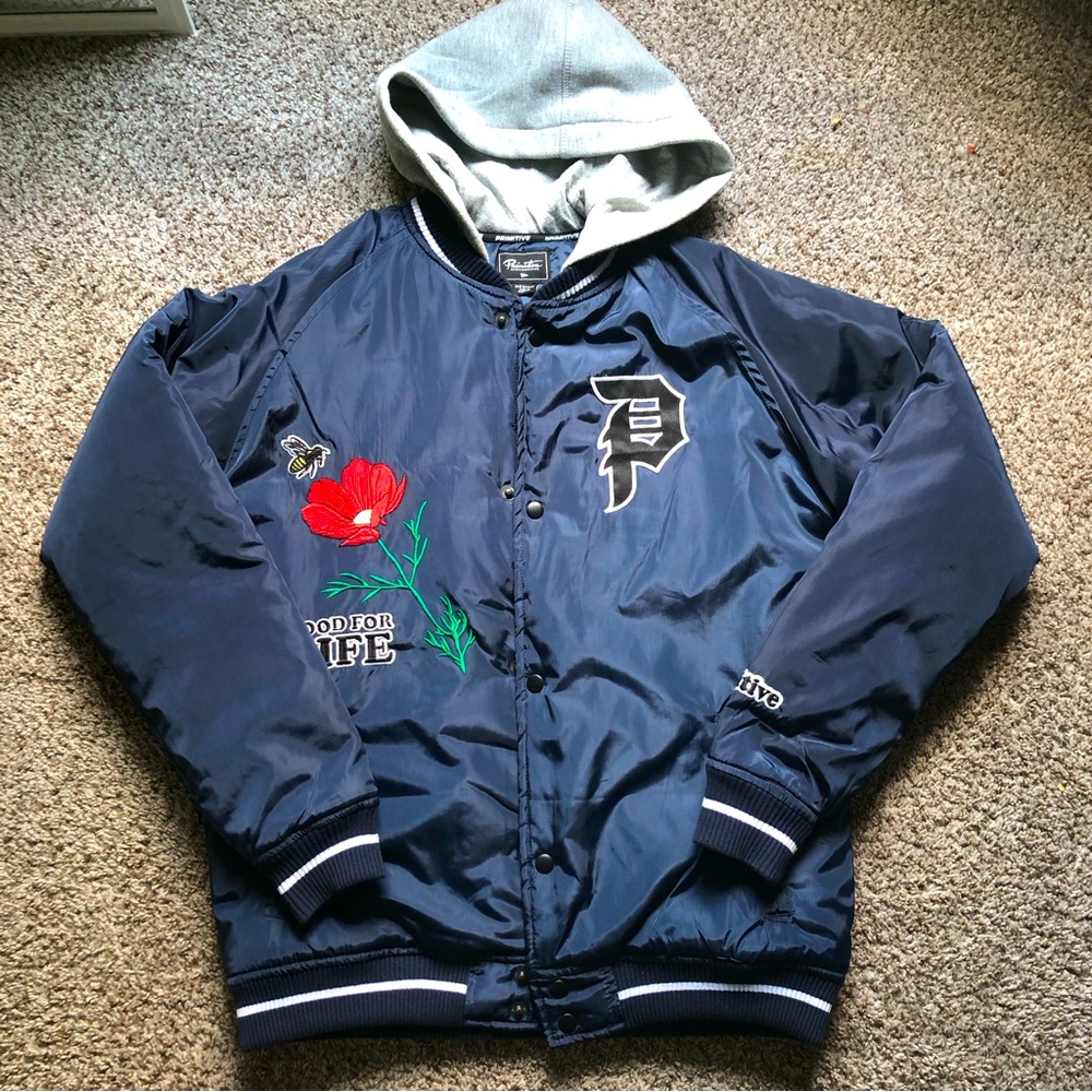 Primitive skateboarding bomber jacket